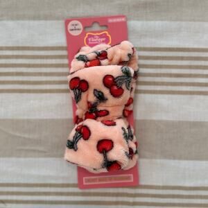 The Vintage Cosmetic Company NWT | Pink & Red Cherry Print Make Up Headband | OS